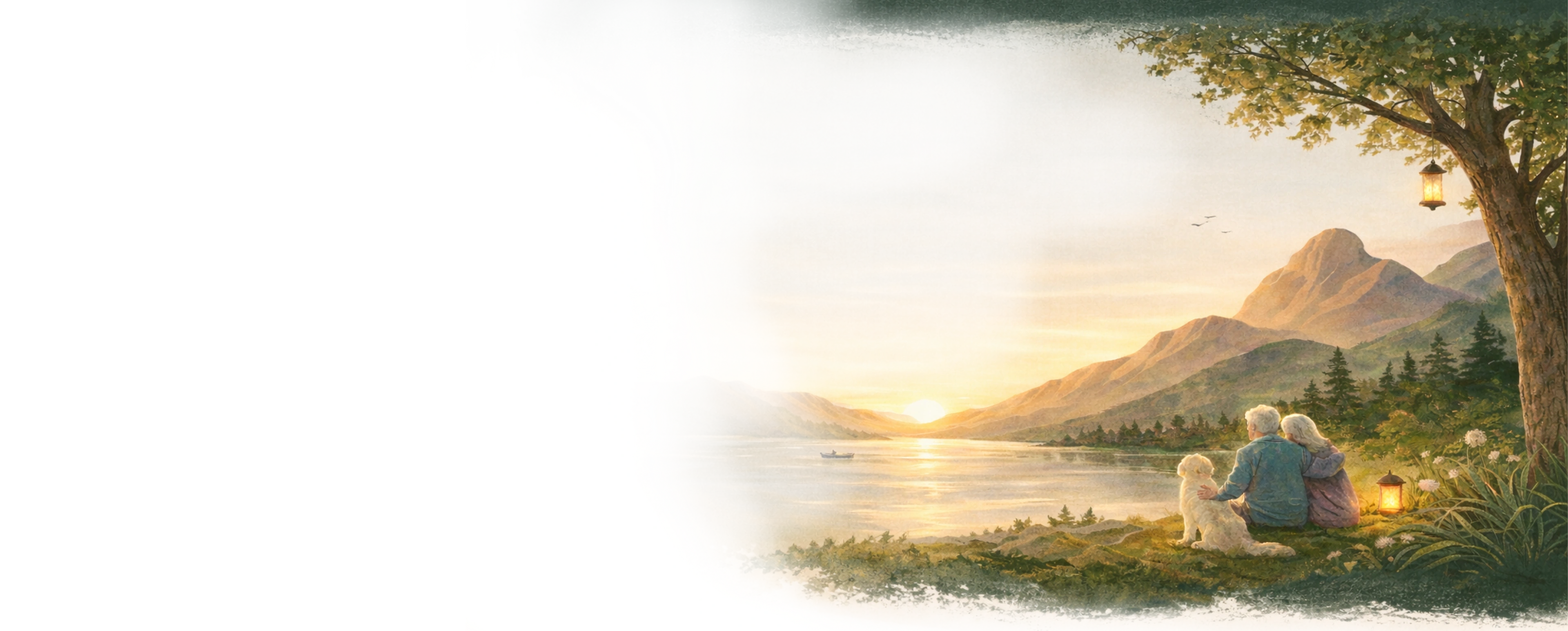 Calm mountain landscape